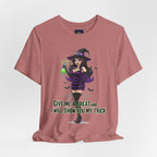 Sexy Witch Halloween T-Shirt - Flirty Witch Costume Tee | Trick or Treat Halloween Shirt - Atlas Briefly