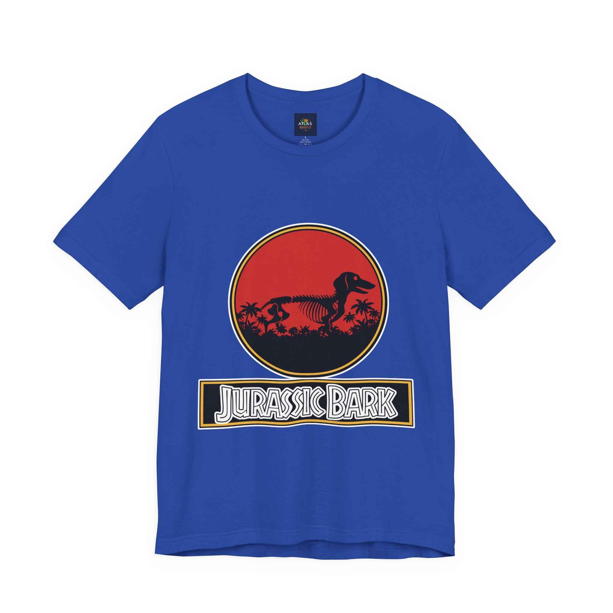 Dachshund Jurassic Bark T-Shirt - Perfect Wiener Dog Gift for Pet Lovers - Atlas Briefly