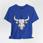 Taurus Zodiac T-Shirt - Minimalist Black and White Unisex T-Shirt