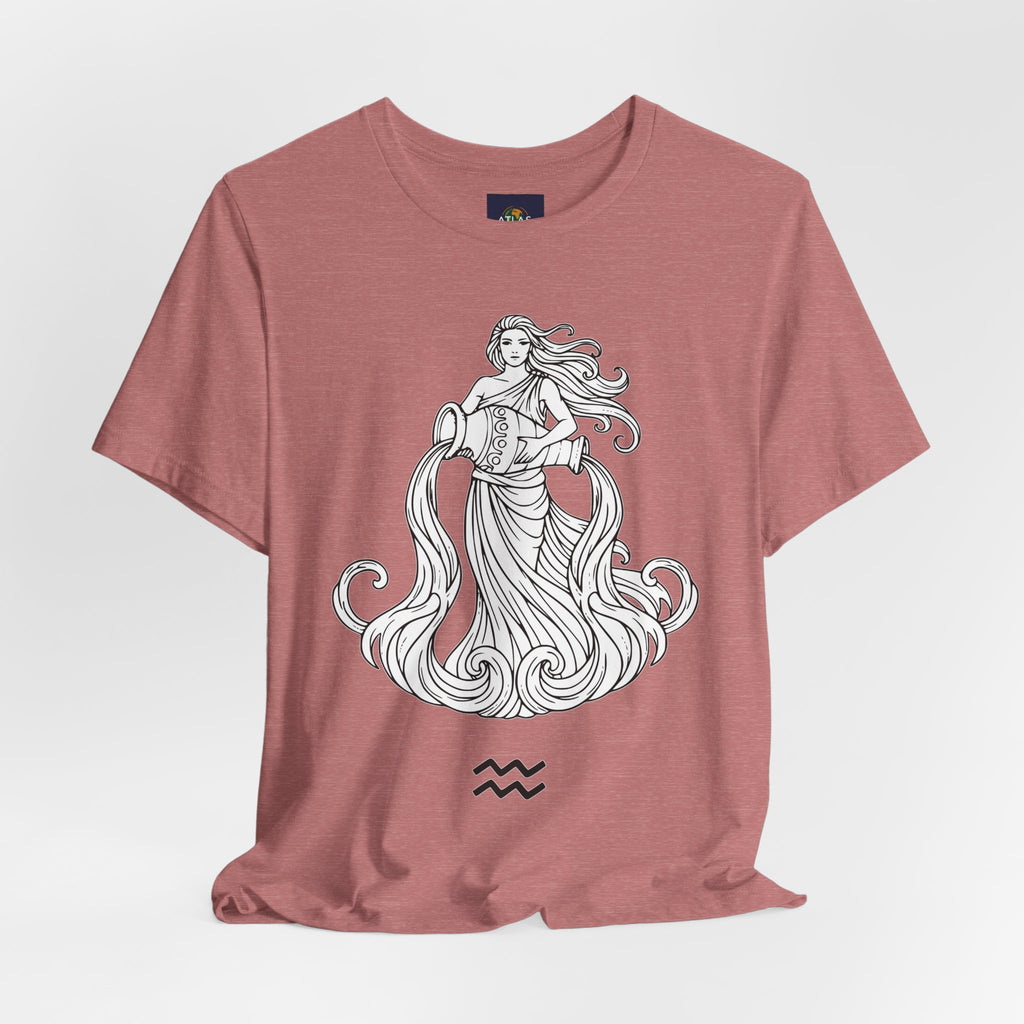 Aquarius Zodiac Tee - Unisex Astrology T-Shirt for Trendy Style