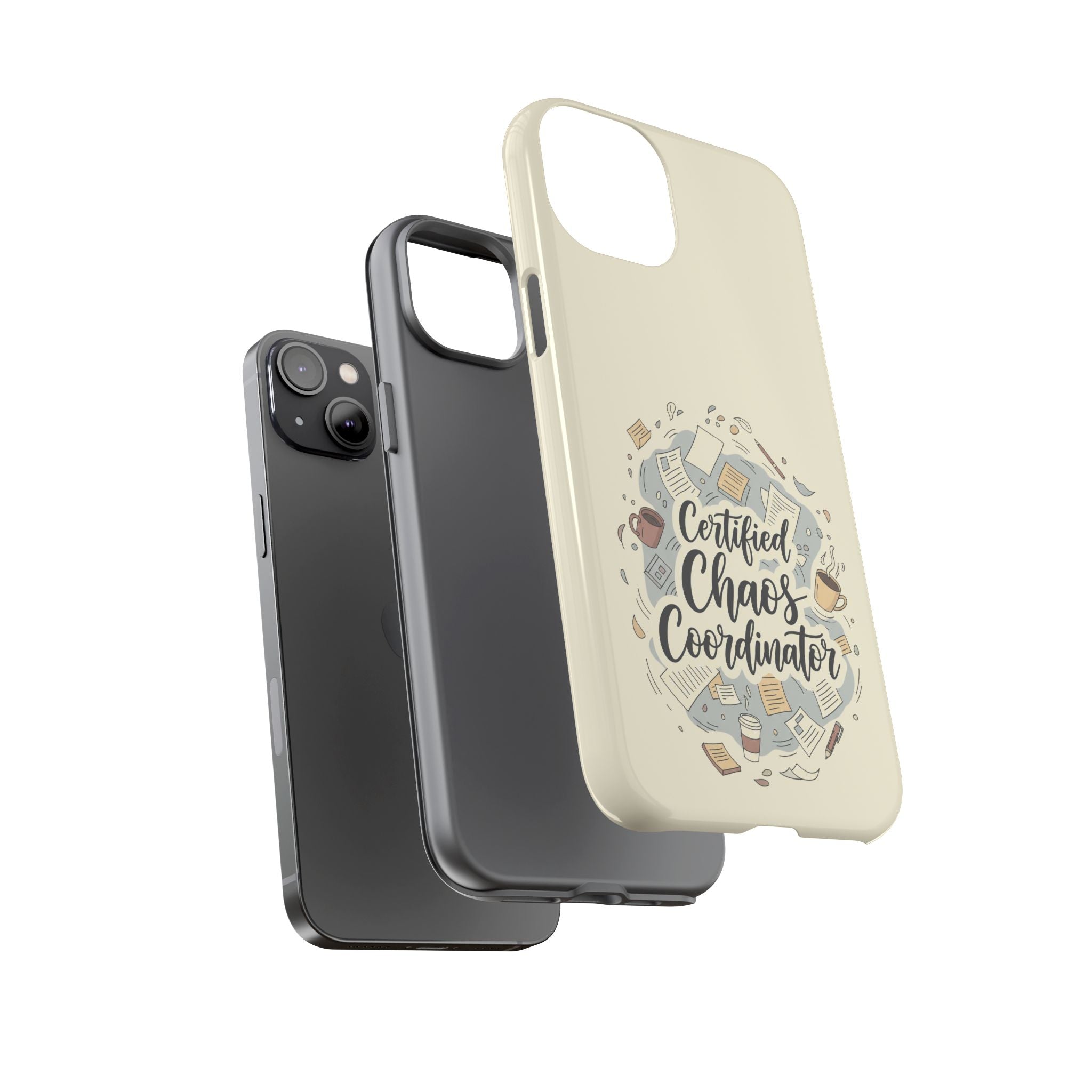 Certified Chaos Coordinator Phone Case - Funny Mom Teacher Mobile Cover | Organized Chaos Gift - Atlas Briefly