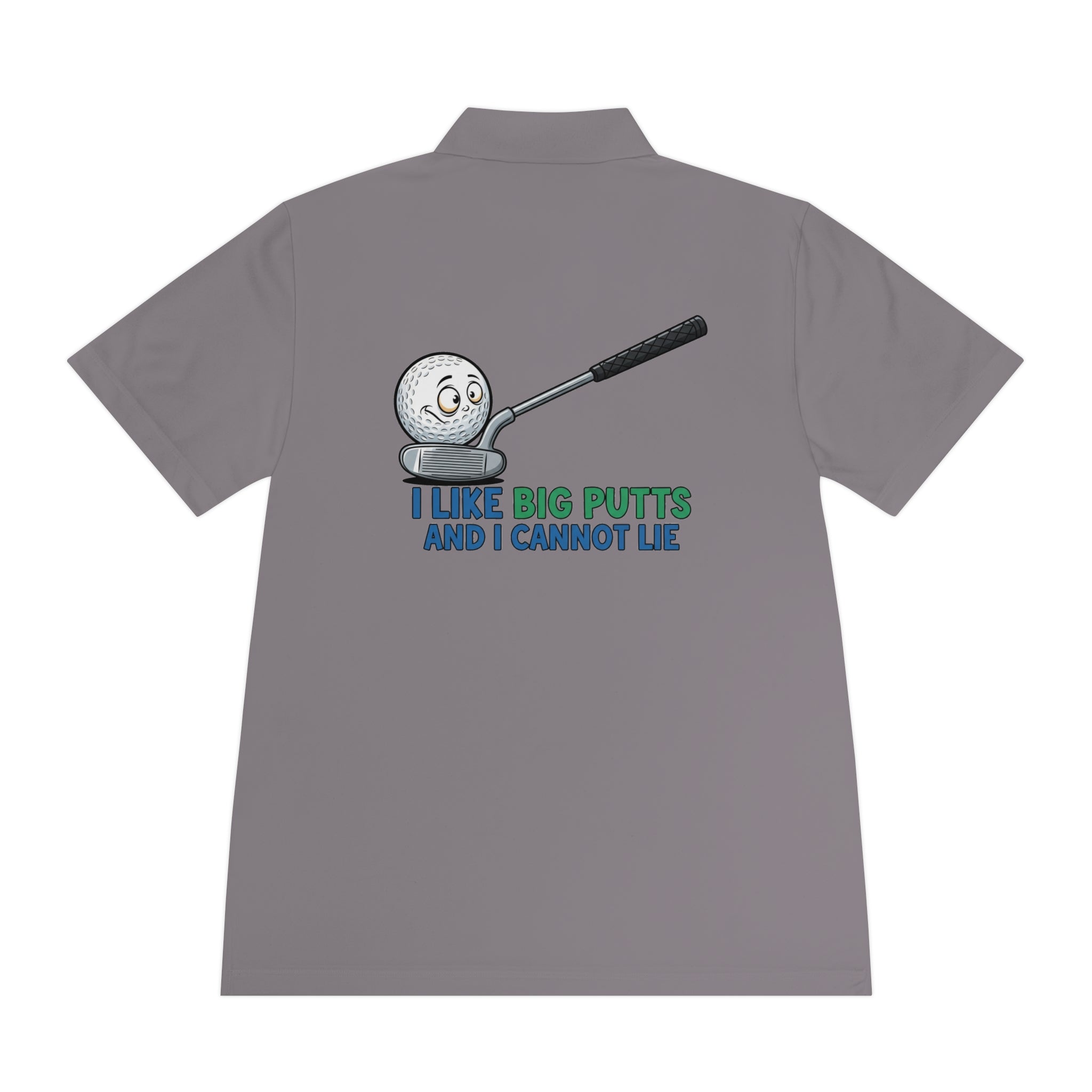 Big Putts Golf Polo Shirt - Perfect Funny Golf Gift for Golf Lovers - Atlas Briefly