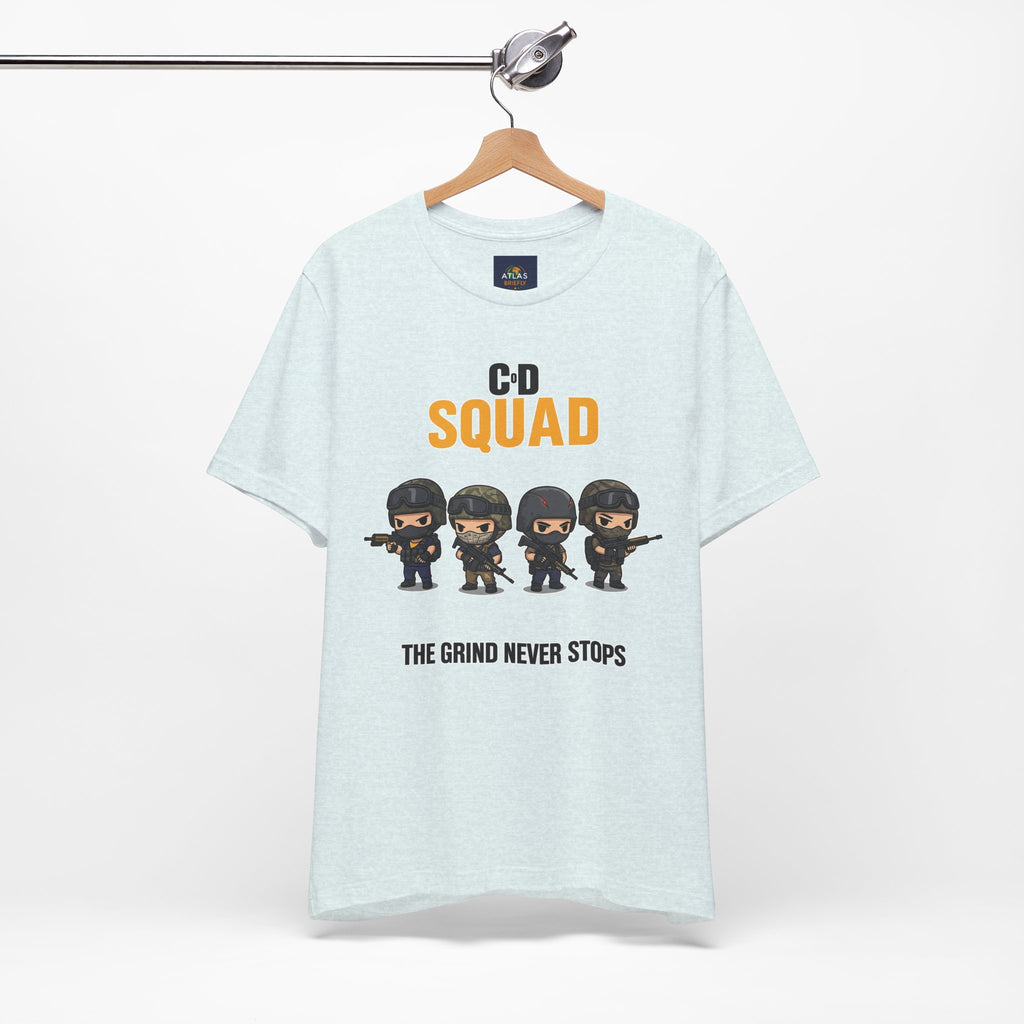 CoD Squad Tee for Gamers: The Grind Never Stops