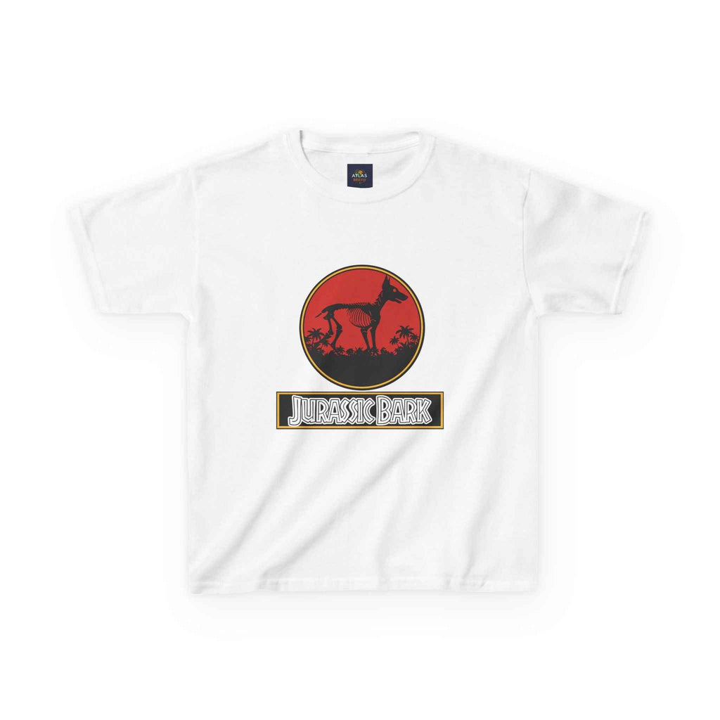 Kids Doberman Jurassic Bark T-Shirt | Fun Dog Tee for Kids - Atlas Briefly