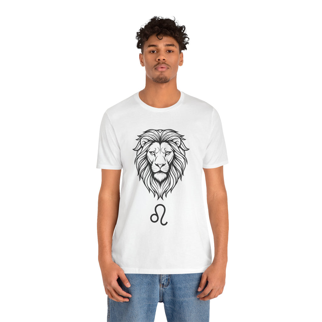 Leo Zodiac T-shirt- Black & White Leo unisex Shirt