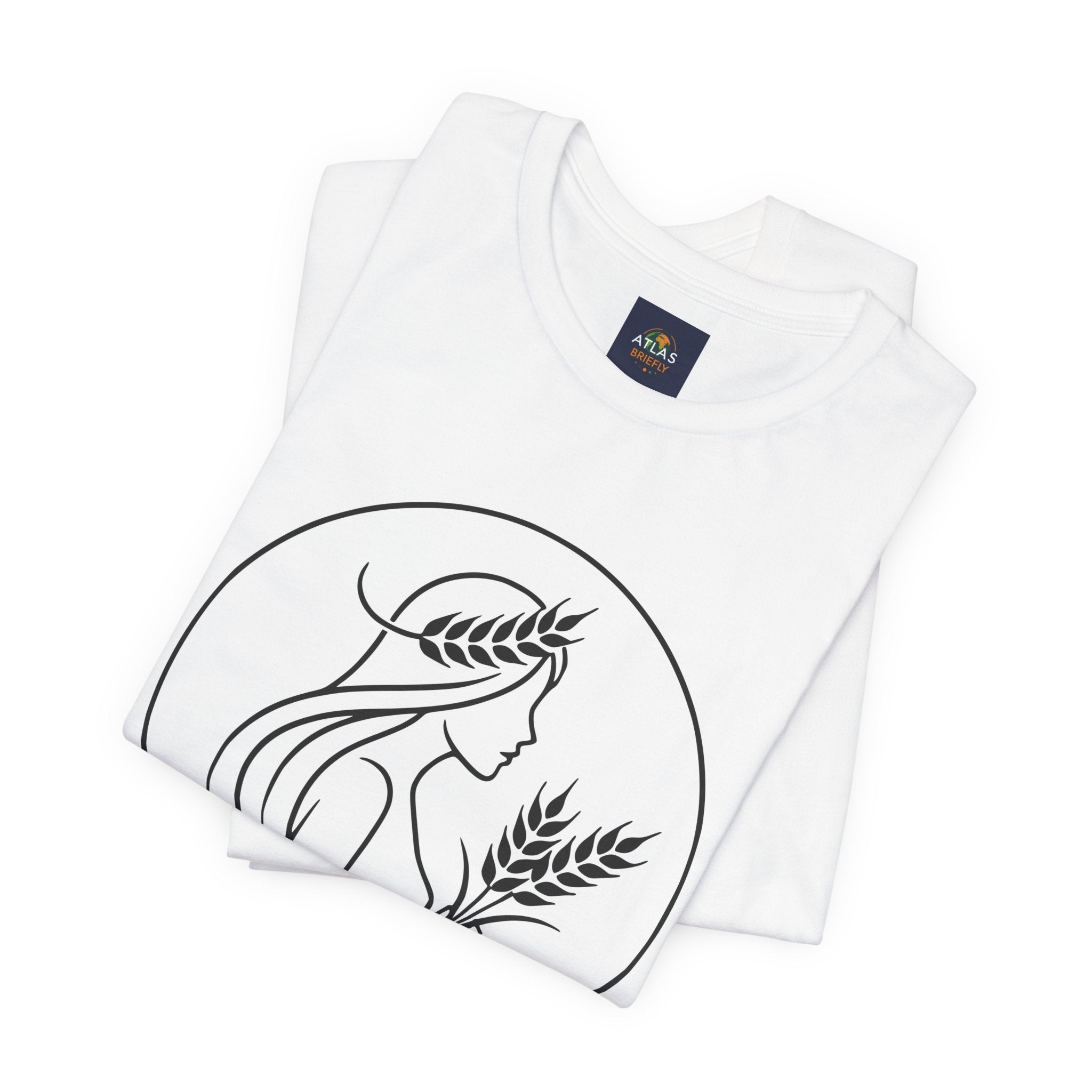 Virgo Zodiac Tee - Minimalist Black and White Unisex T-Shirt