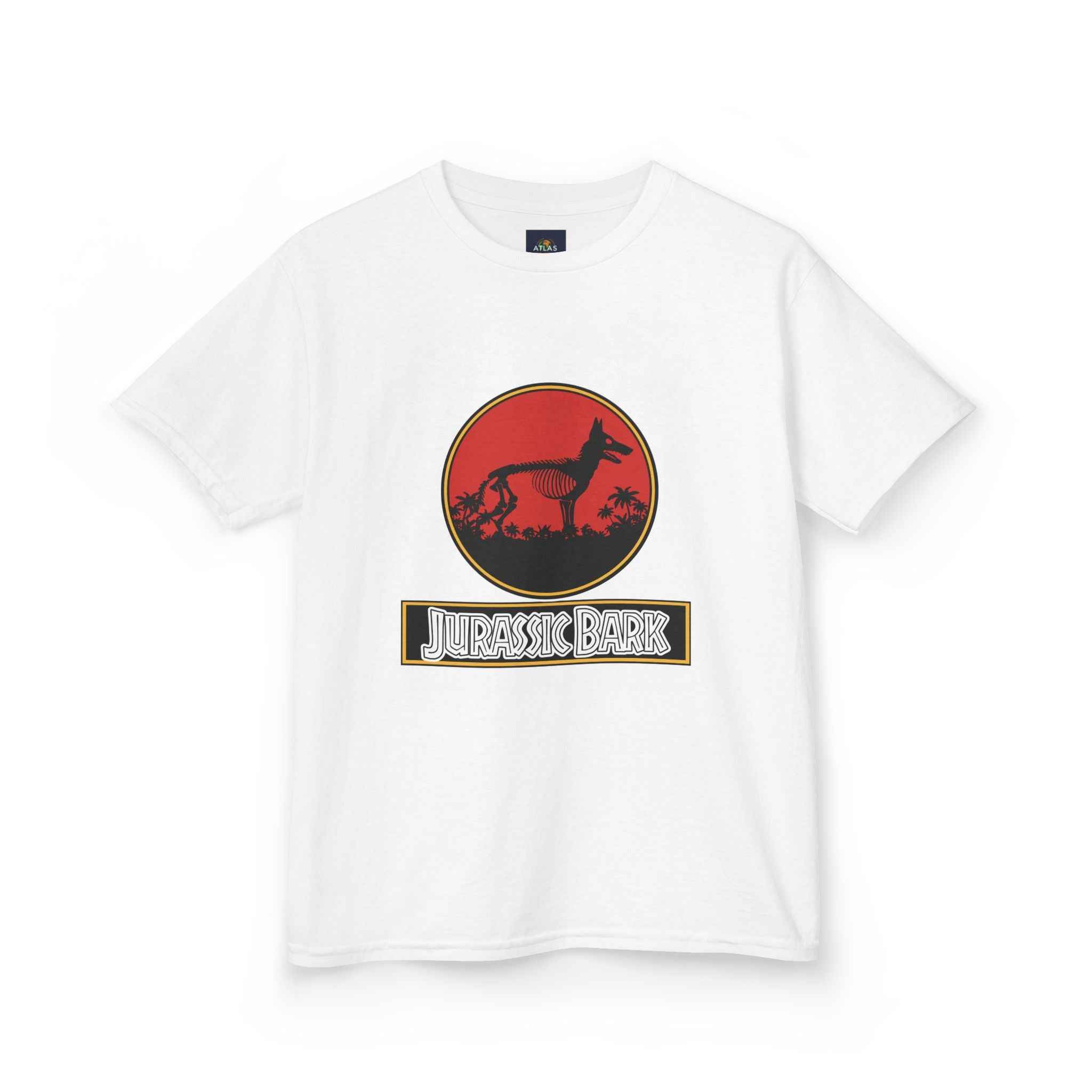 Kids German Shepherd T-Shirt - Fun Jurassic Bark Tee for Kids with Worldwide Shipping - Atlas Briefly
