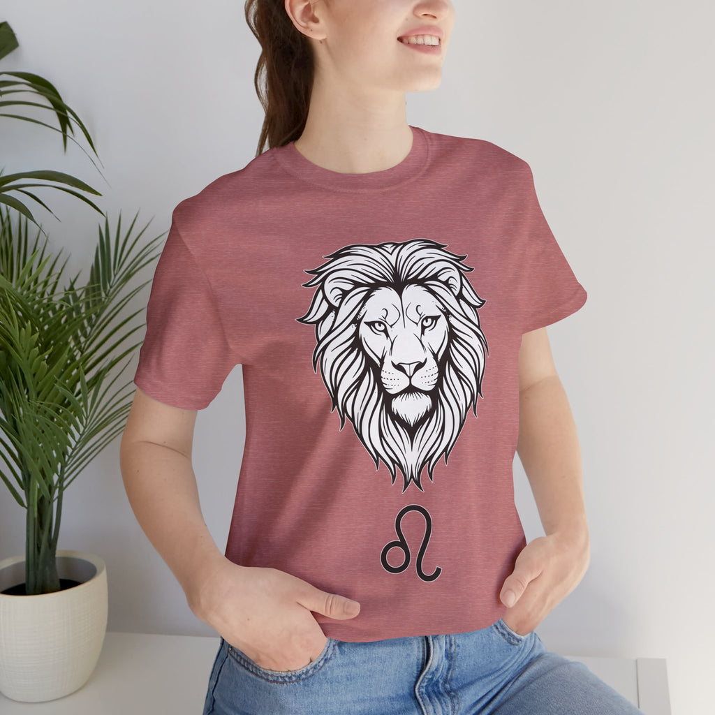 Leo Zodiac T-shirt- Black & White Leo unisex Shirt