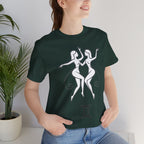 Gemini Zodiac Tee - Minimalistic Black and White Unisex Design