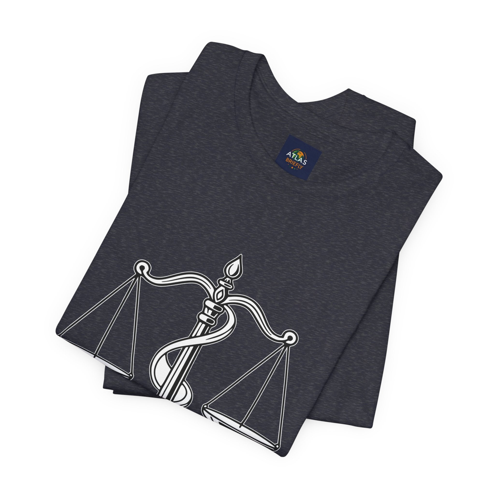 Libra Zodiac Tee - Stylish Unisex Minimalist Black and White Design
