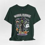 Witch Please Halloween T-Shirt - Sassy Witch Tee with Pumpkin Design | Funny Halloween Shirt - Atlas Briefly