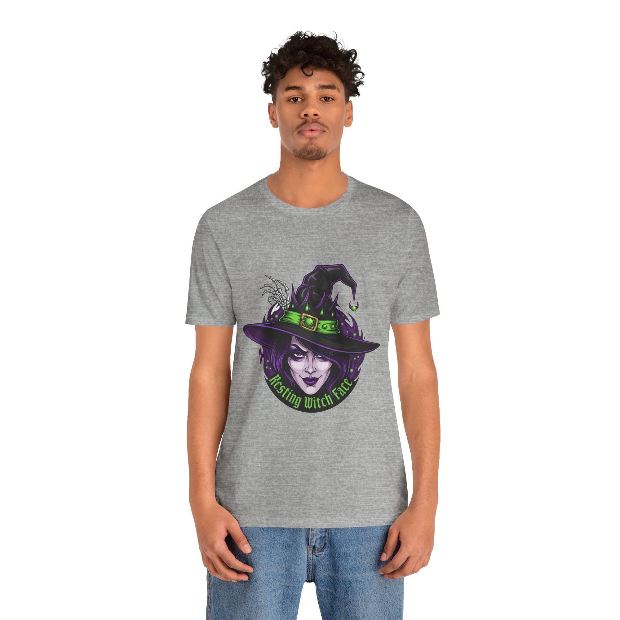 Resting Witch Face Halloween T-Shirt - Funny Witch Tee for Women & Men | Halloween Graphic Shirt - Atlas Briefly