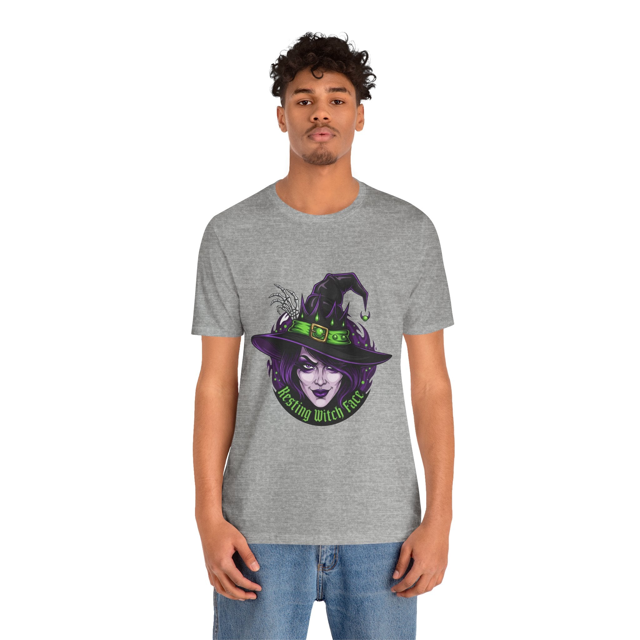 Resting Witch Face Halloween T-Shirt - Funny Witch Tee for Women & Men | Halloween Graphic Shirt - Atlas Briefly