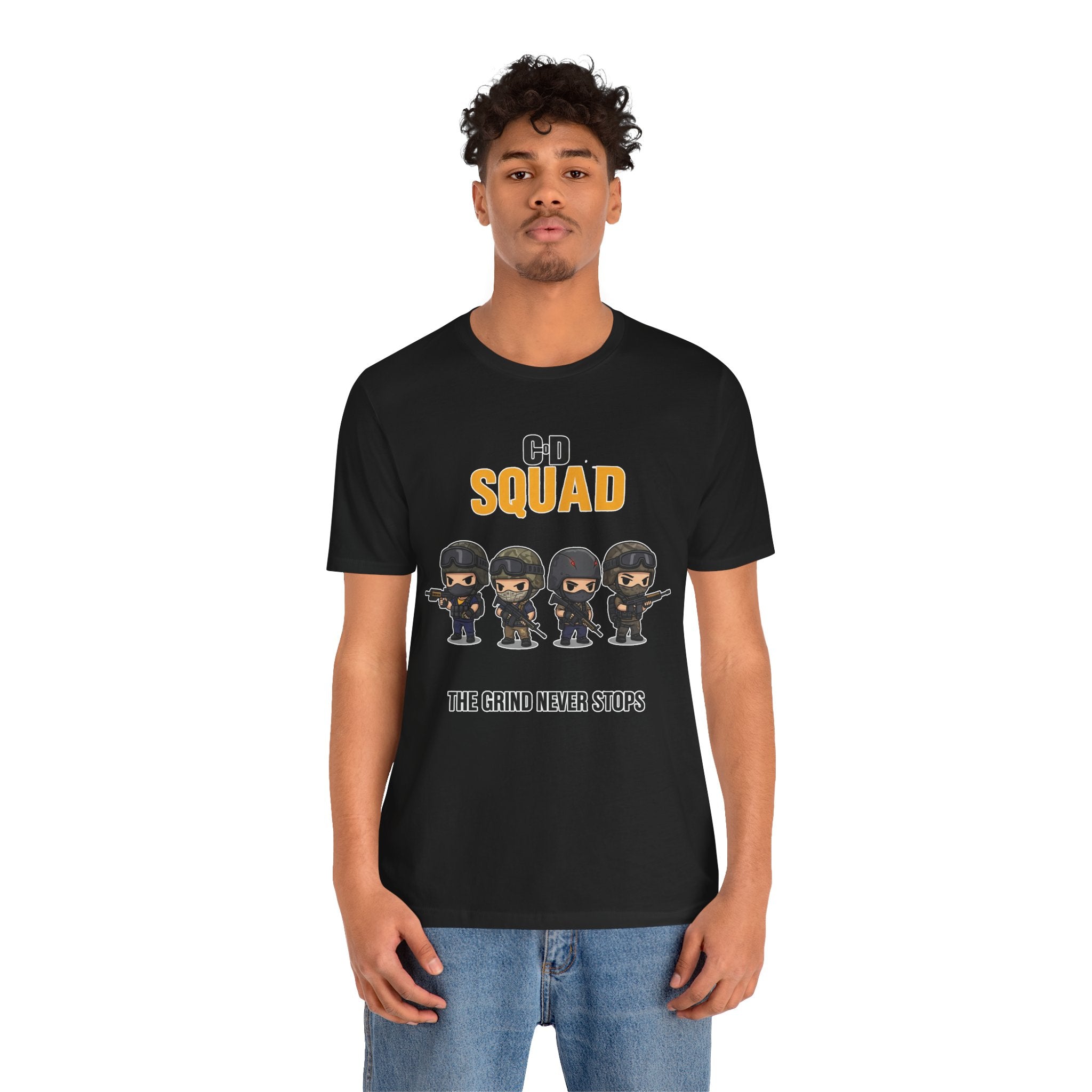 CoD Squad Tee for Gamers: The Grind Never Stops
