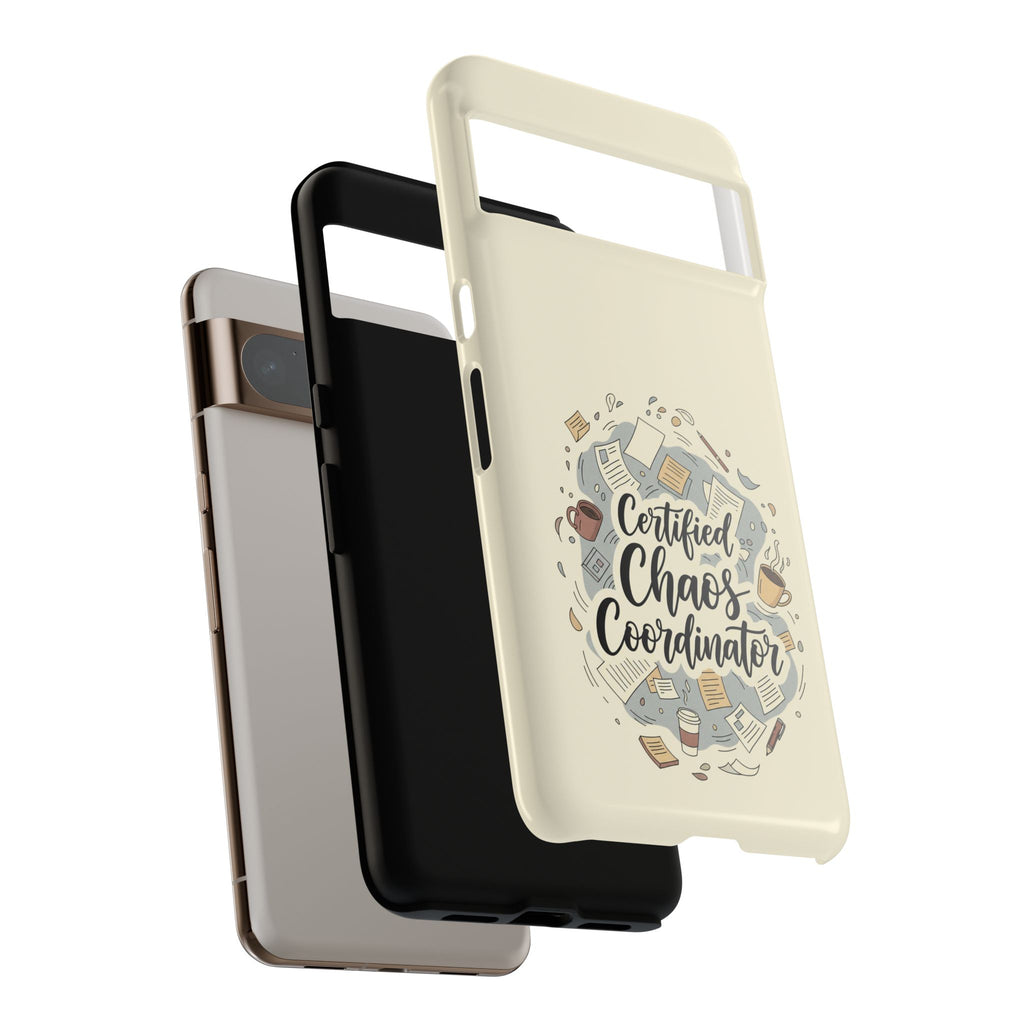 Certified Chaos Coordinator Phone Case - Funny Mom Teacher Mobile Cover | Organized Chaos Gift - Atlas Briefly