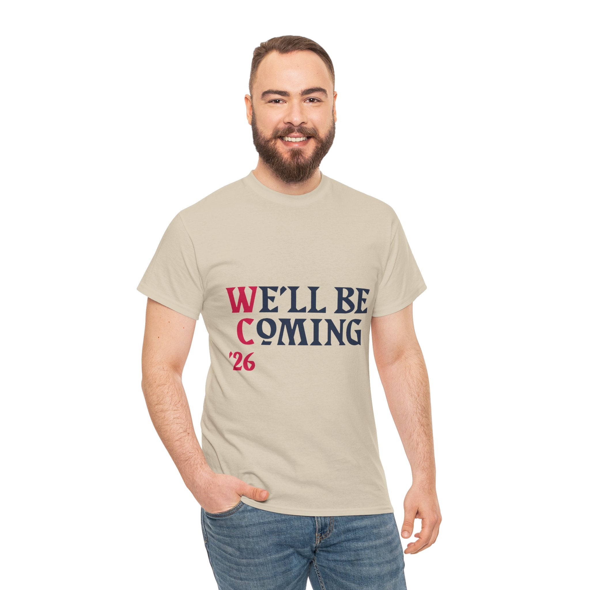 "We'll Be Coming '26" Scotland World Cup T-Shirt | Premium Tartan Army Fan Gear