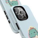 NamasTe-Rex Meditating Dinosaur Phone Case - Funny Yoga T-Rex Mobile Cover | Zen Tech Gift - Atlas Briefly
