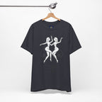 Gemini Zodiac Tee - Minimalistic Black and White Unisex Design