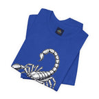 Scorpio Zodiac Tee - Unisex Minimalist Black and White Design