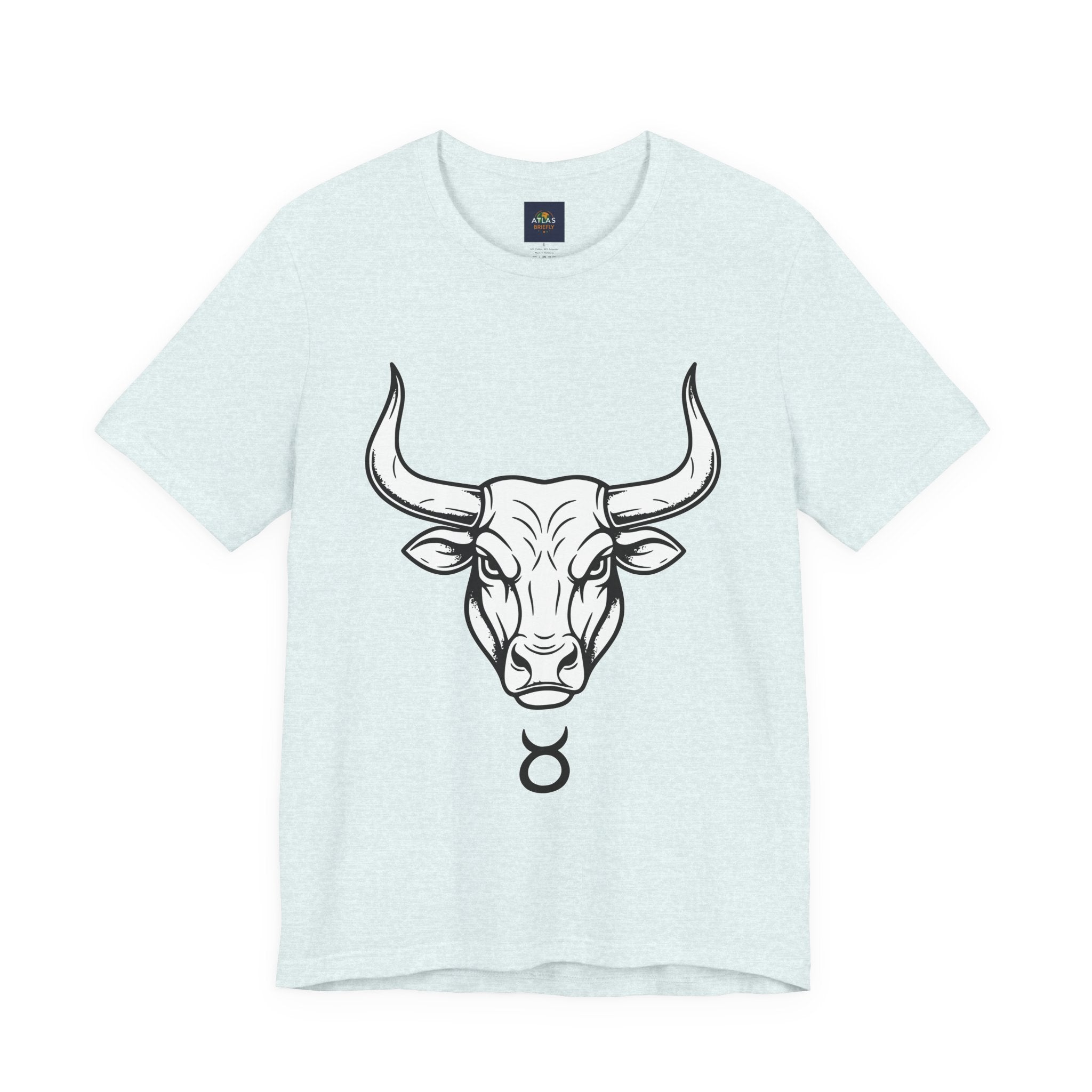 Taurus Zodiac T-Shirt - Minimalist Black and White Unisex T-Shirt