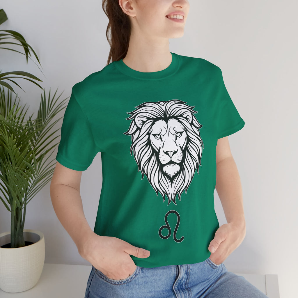 Leo Zodiac T-shirt- Black & White Leo unisex Shirt