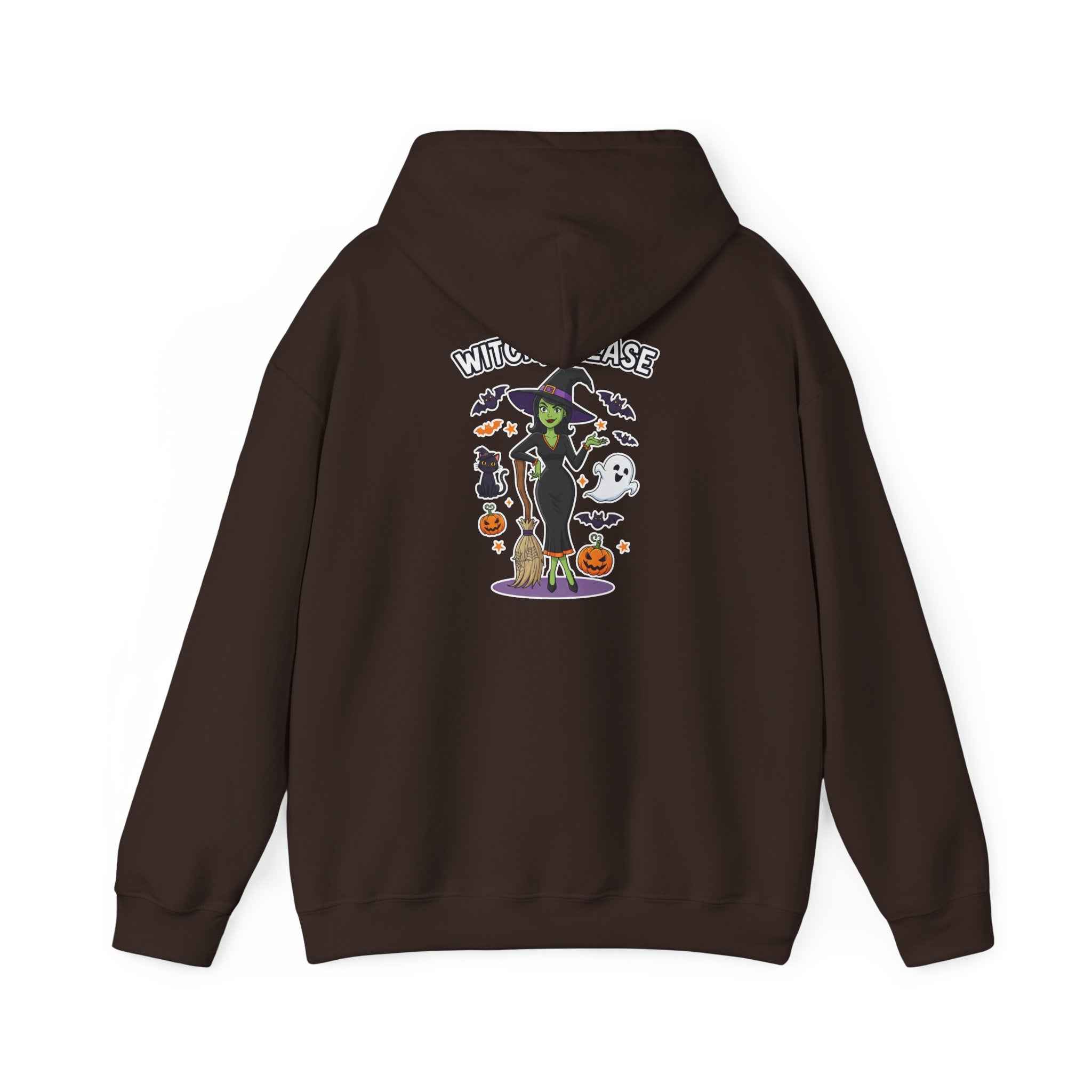 Witch Please Halloween Hoodie - Sassy Witch Sweatshirt for Spooky Season - Atlas Briefly