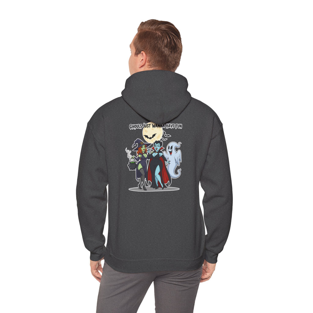Ghouls Just Wanna Have Fun Halloween Hoodie - Witch Vampire Ghost Sweatshirt | Spooky Squad Apparel - Atlas Briefly