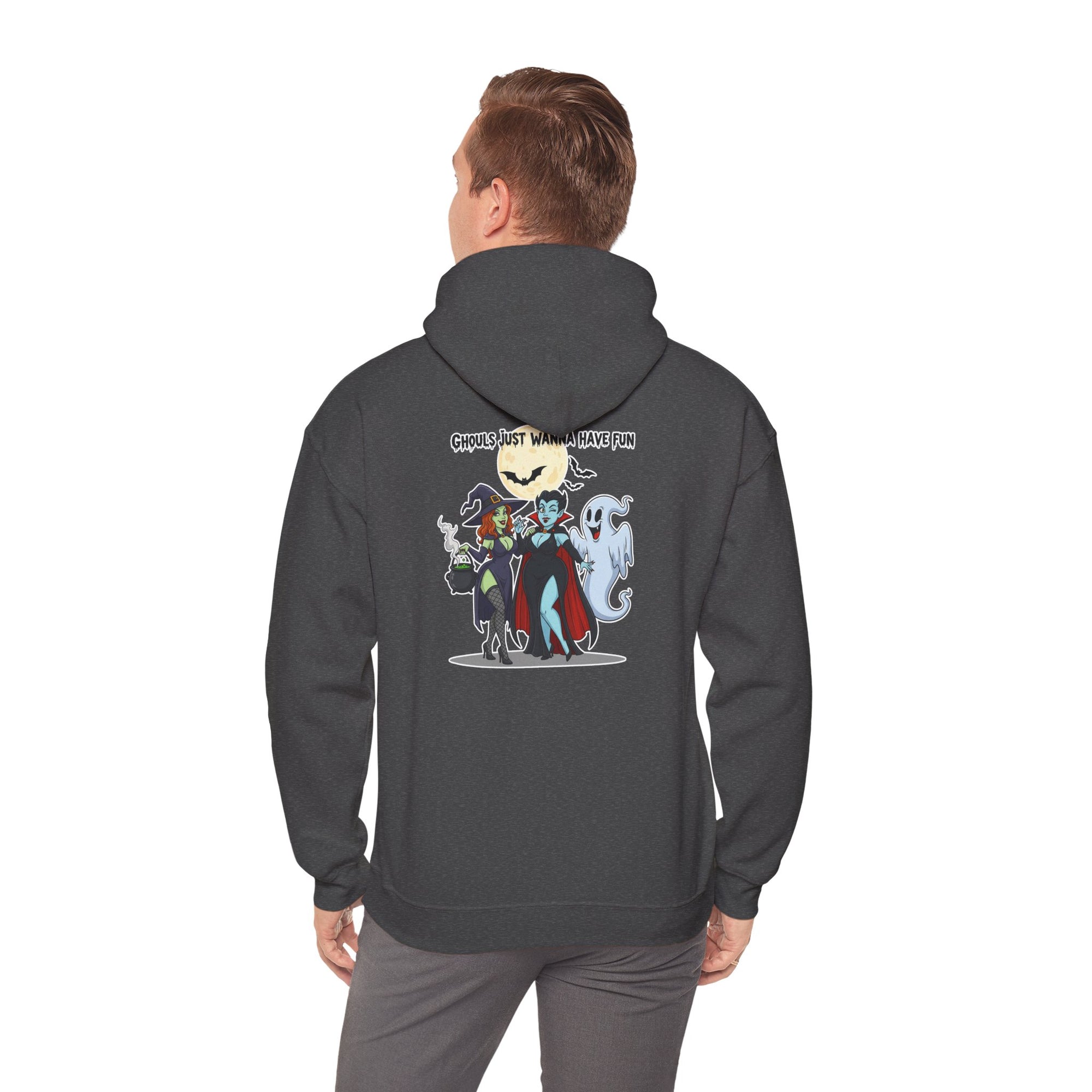 Ghouls Just Wanna Have Fun Halloween Hoodie - Witch Vampire Ghost Sweatshirt | Spooky Squad Apparel - Atlas Briefly