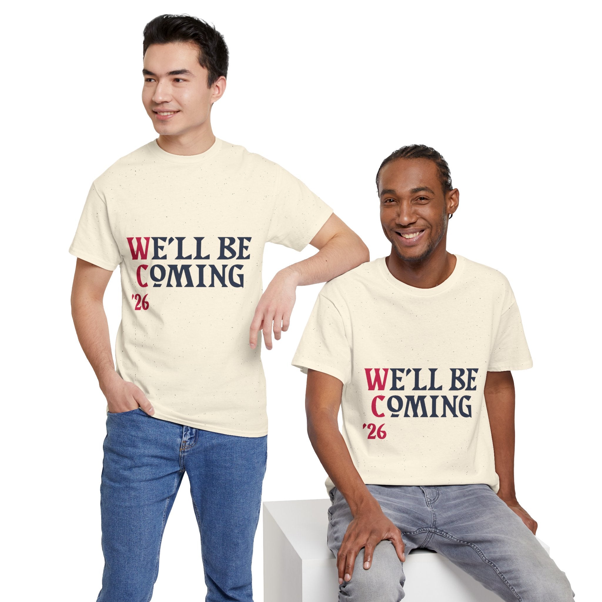 "We'll Be Coming '26" Scotland World Cup T-Shirt | Premium Tartan Army Fan Gear