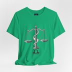 Libra Zodiac Tee - Stylish Unisex Minimalist Black and White Design