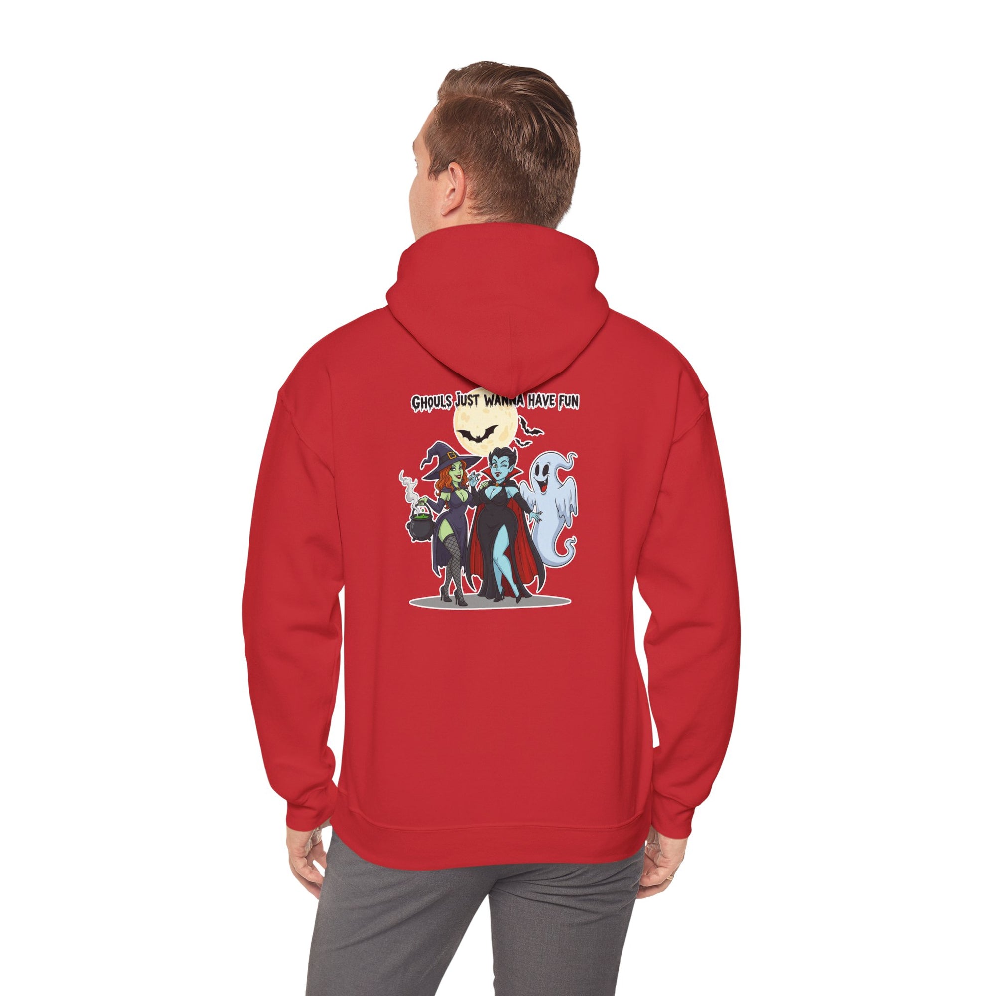 Ghouls Just Wanna Have Fun Halloween Hoodie - Witch Vampire Ghost Sweatshirt | Spooky Squad Apparel - Atlas Briefly