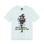 Sexy Witch Halloween T-Shirt - Flirty Witch Costume Tee | Trick or Treat Halloween Shirt - Atlas Briefly