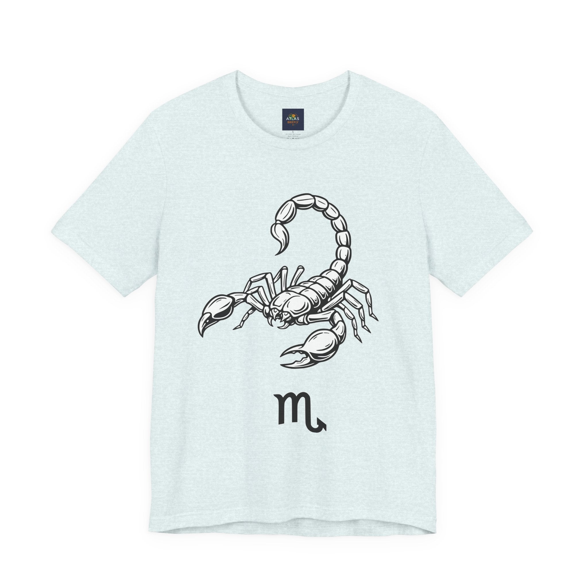 Scorpio Zodiac Tee - Unisex Minimalist Black and White Design