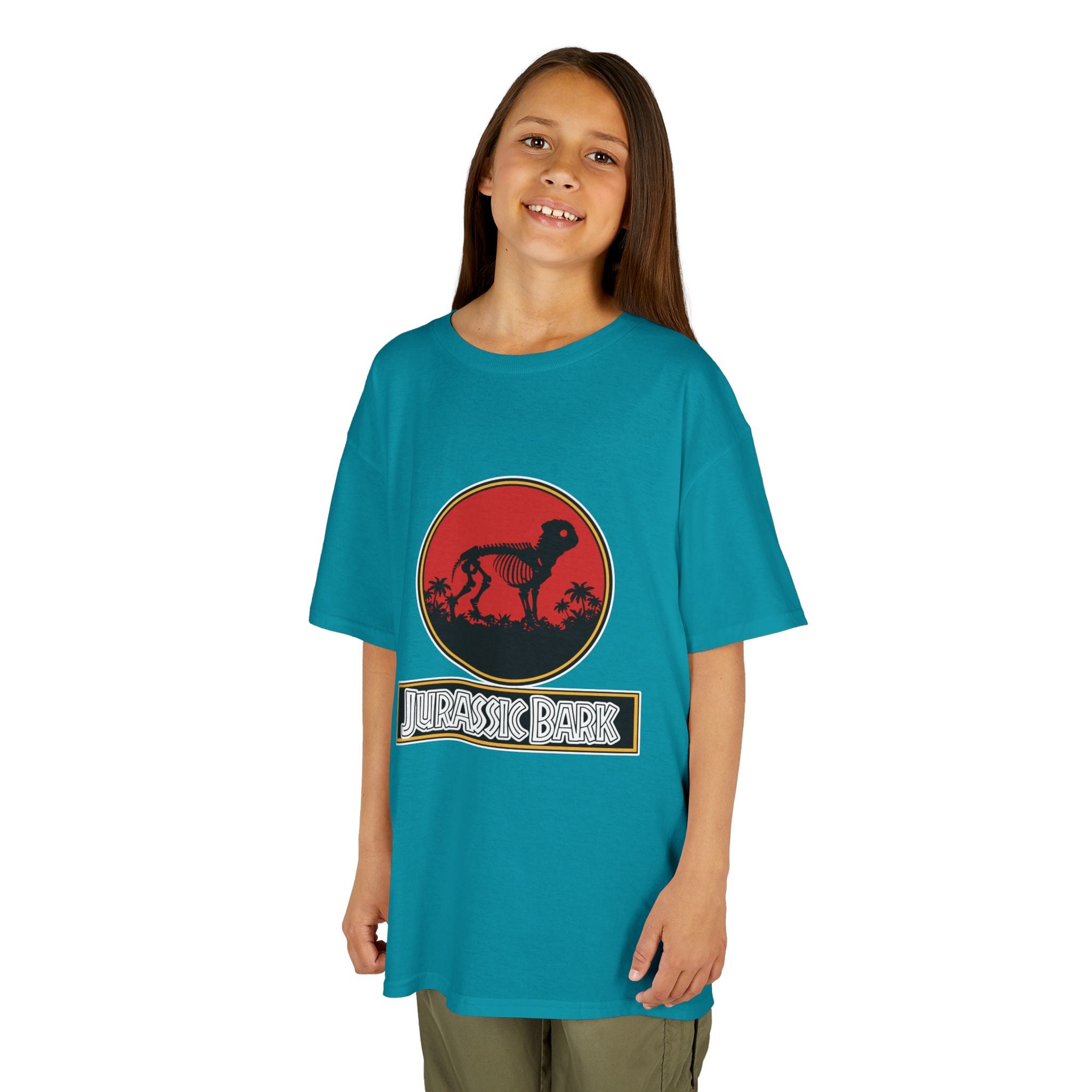 Kids Pug Jurassic Bark T-Shirt - Fun Dog & Dinosaur Tee for Kids with Worldwide Shipping