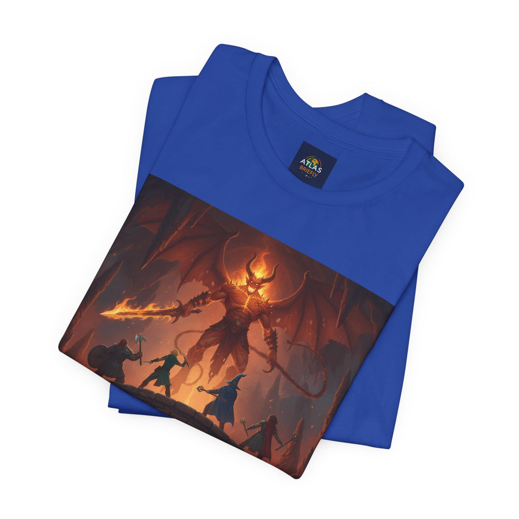 D&D Fantasy T-Shirt - Roll a Natural 20 Dungeon Master RPG Unisex Tee