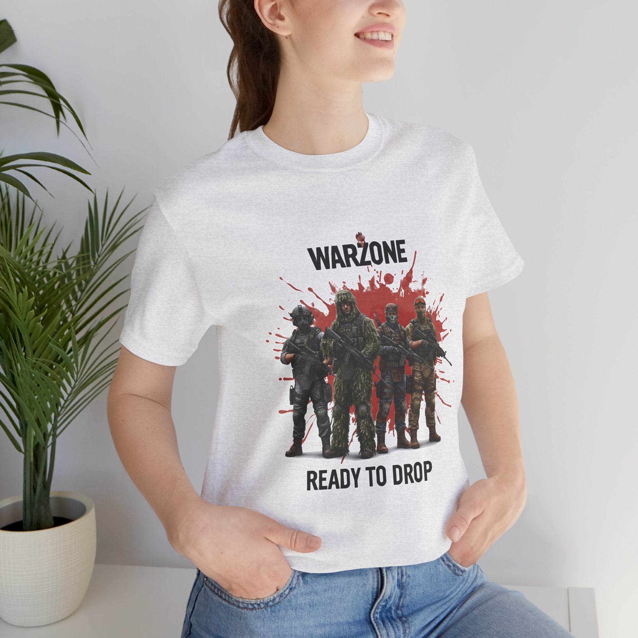 Warzone Drop T-shirt for Squad's Fashion Sense and Diverse K/D Ratio - Atlas Briefly