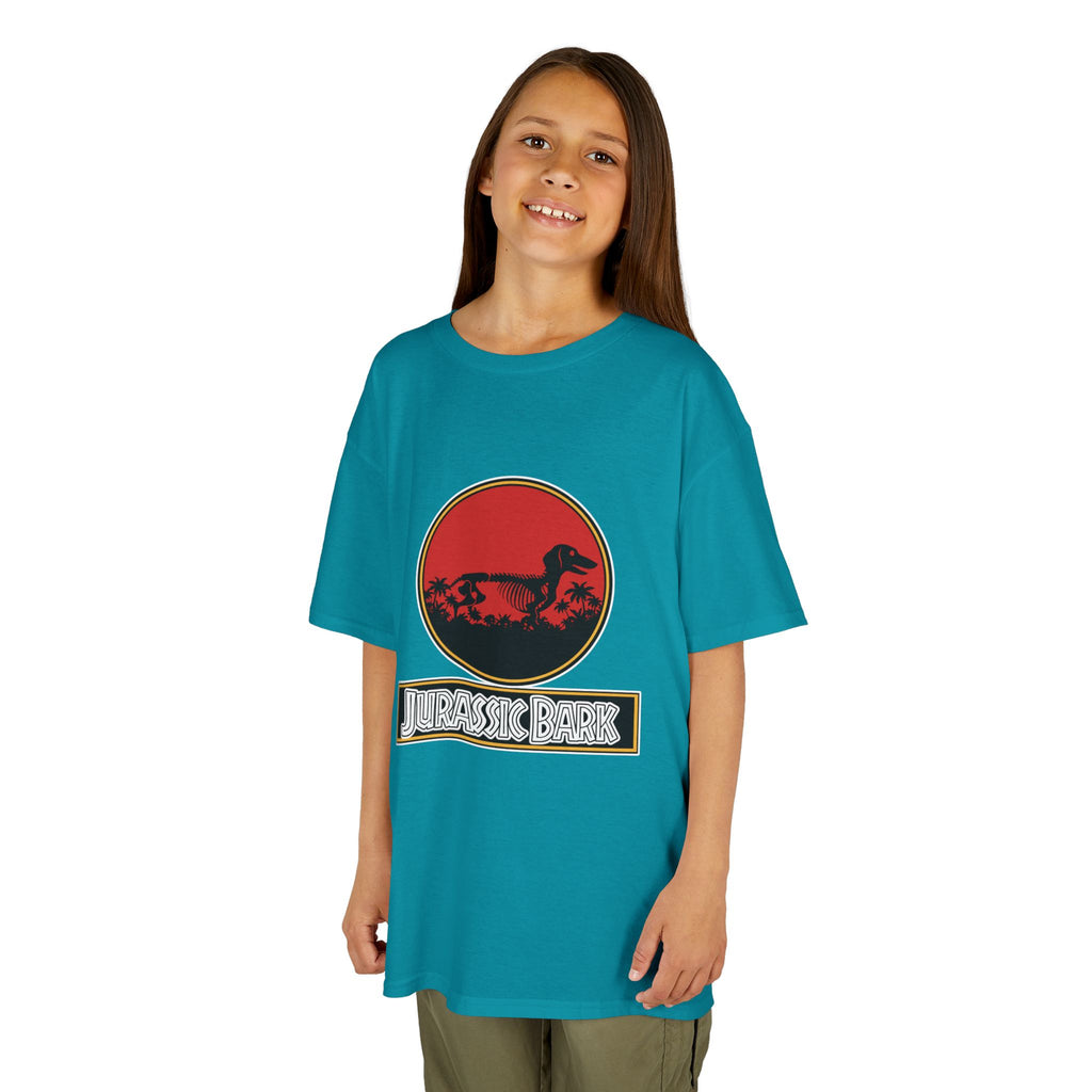 Kids Dachshund T-Shirt - Jurassic Bark Wiener Dog Tee
