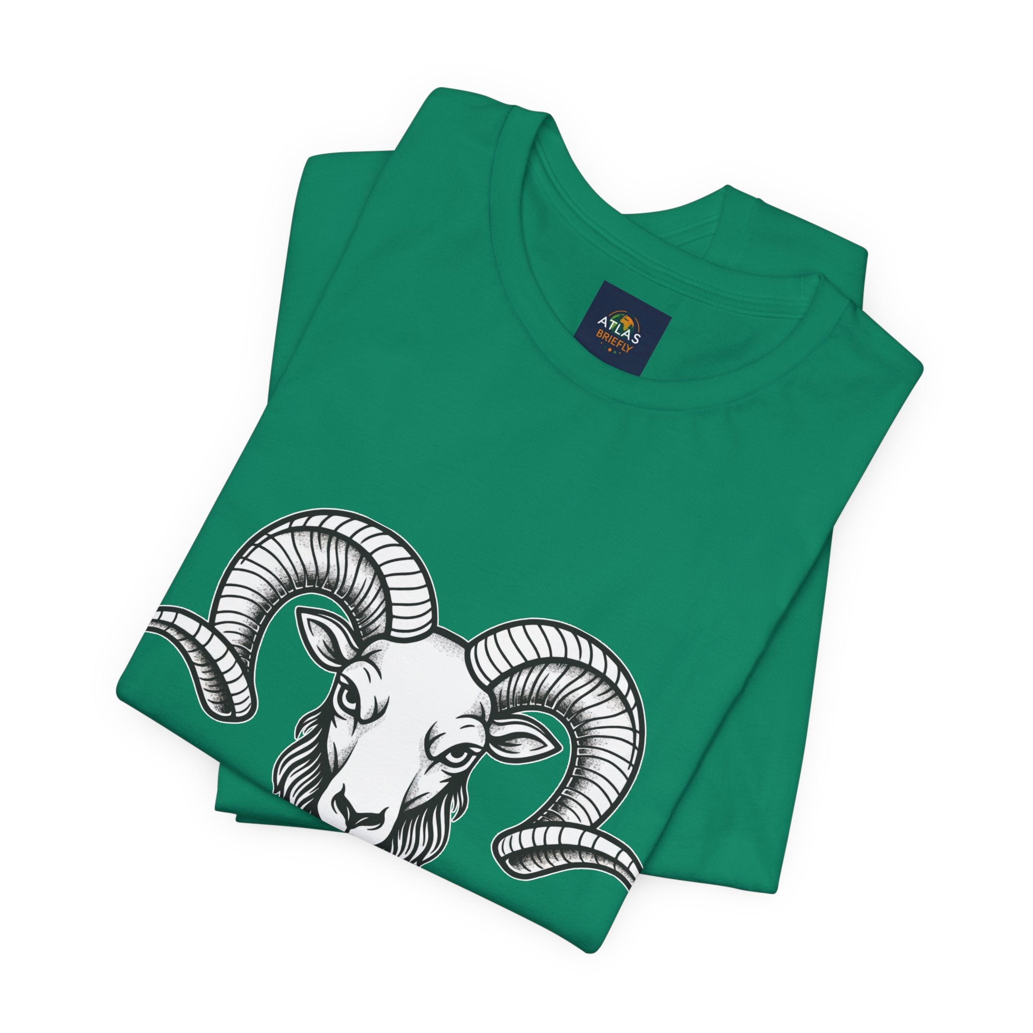 Aries Horoscope Tee - Unisex Black and White Minimal Design