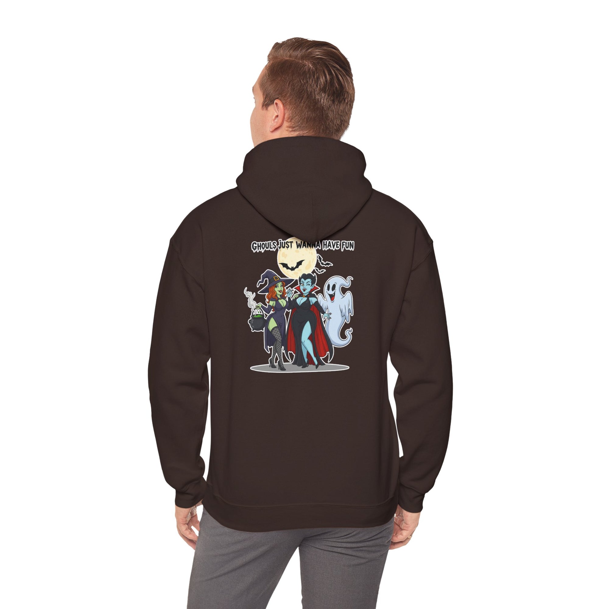 Ghouls Just Wanna Have Fun Halloween Hoodie - Witch Vampire Ghost Sweatshirt | Spooky Squad Apparel - Atlas Briefly