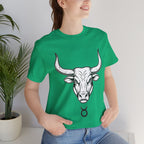 Taurus Zodiac T-Shirt - Minimalist Black and White Unisex T-Shirt