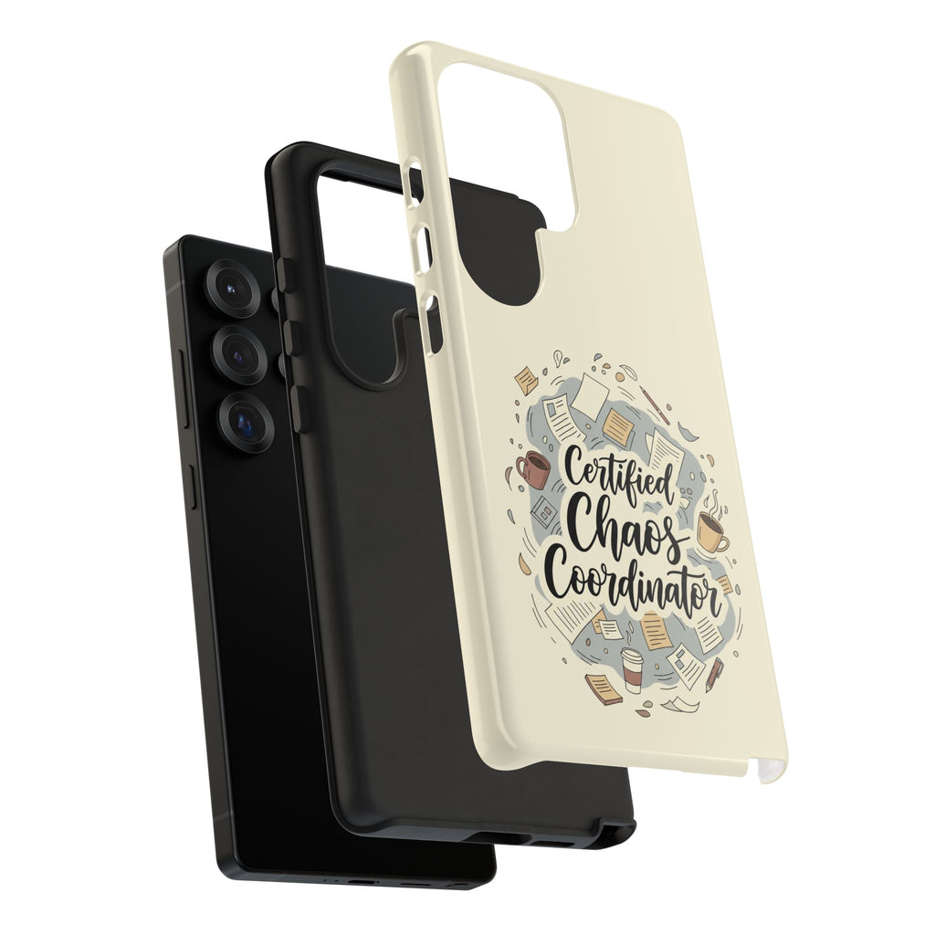Certified Chaos Coordinator Phone Case - Funny Mom Teacher Mobile Cover | Organized Chaos Gift - Atlas Briefly