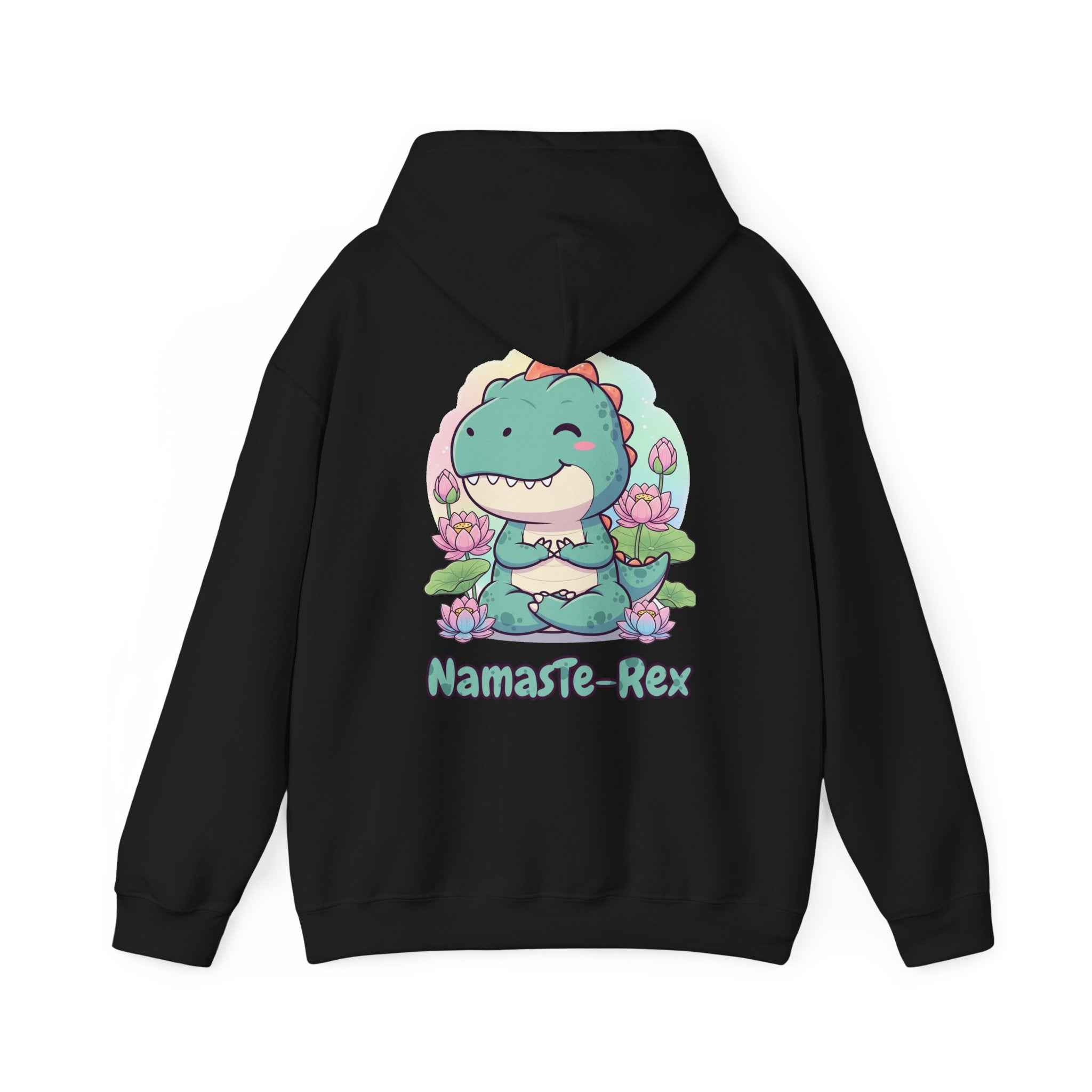 NamasTe-Rex Hoodie - Fun Yoga Dinosaur Sweatshirt for Comfort and Style - Atlas Briefly