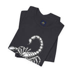 Scorpio Zodiac Tee - Unisex Minimalist Black and White Design