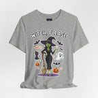 Witch Please Halloween T-Shirt - Sassy Witch Tee with Pumpkin Design | Funny Halloween Shirt - Atlas Briefly