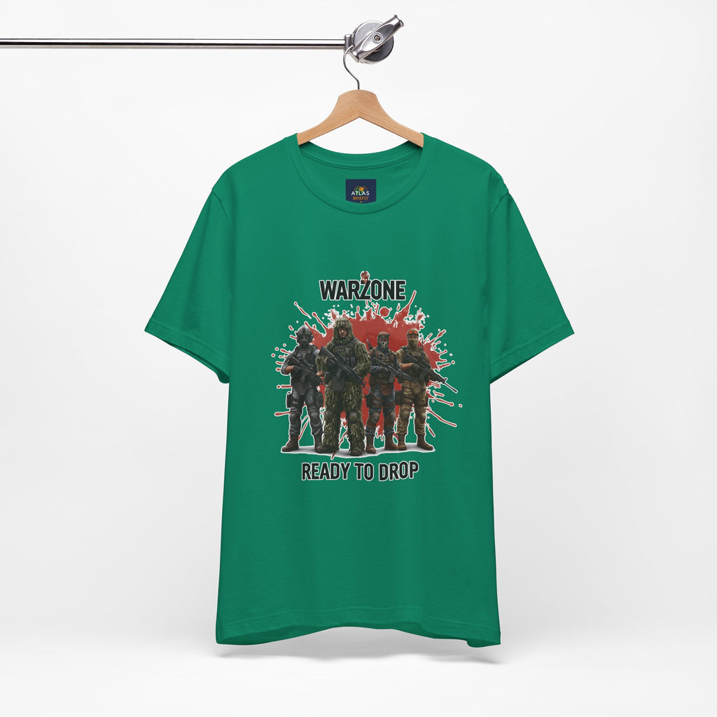 Warzone Drop T-shirt for Squad's Fashion Sense and Diverse K/D Ratio