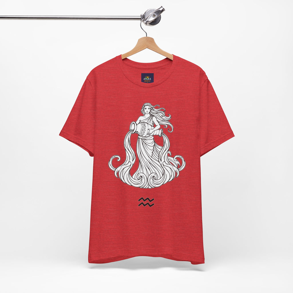 Aquarius Zodiac Tee - Unisex Astrology T-Shirt for Trendy Style