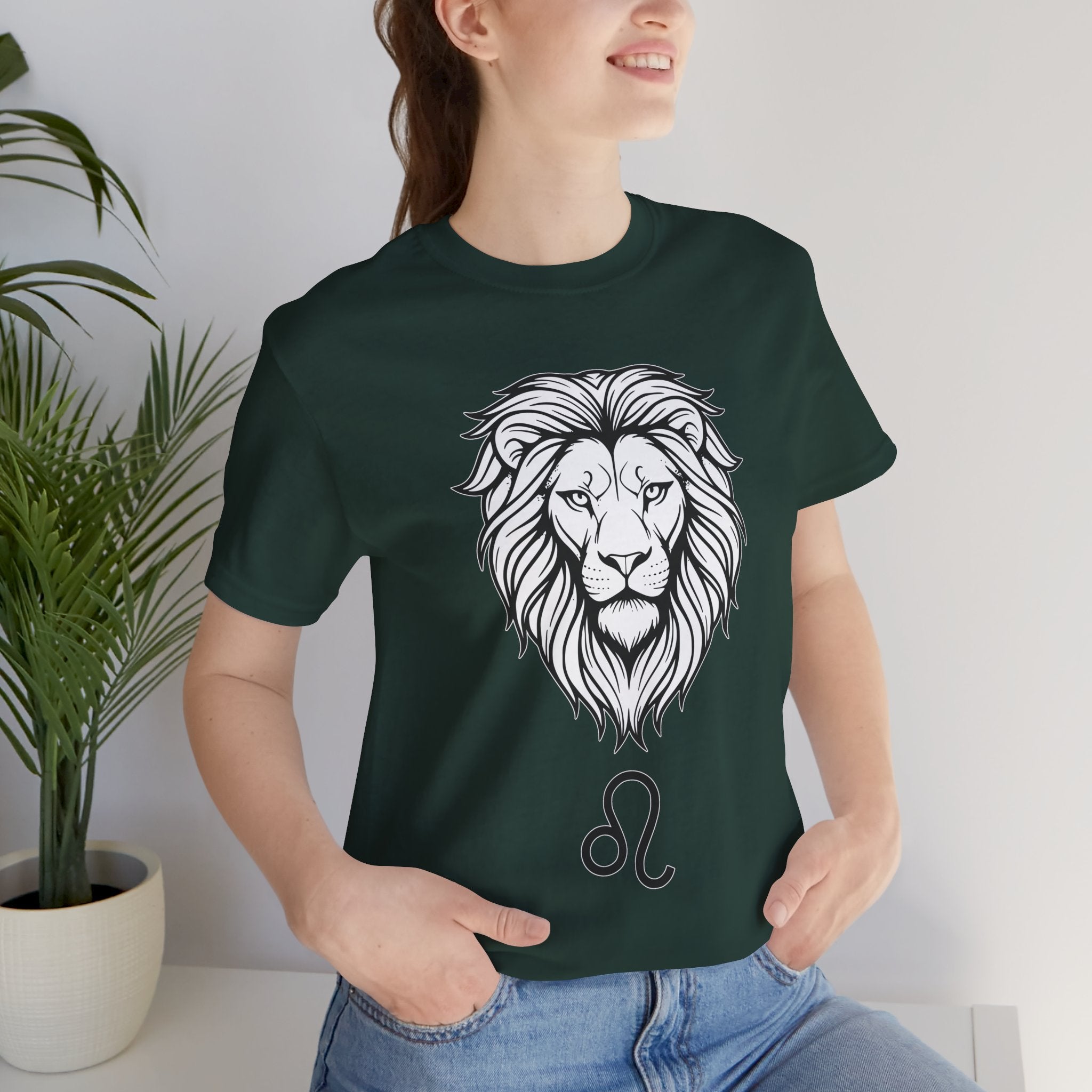 Leo Zodiac T-shirt- Black & White Leo unisex Shirt