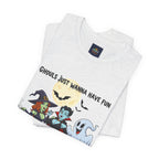 Ghouls Just Wanna Have Fun Halloween T-Shirt - Cute Witch Vampire Ghost Tee | Halloween Character Shirt - Atlas Briefly