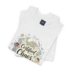 Certified Chaos Coordinator T-Shirt - Funny Mom Teacher Gift | Organized Chaos Tee for Stress-Free Life - Atlas Briefly