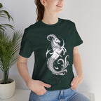 Capricorn Zodiac Tee - Unisex Minimalist Horoscope Shirt in Black and White
